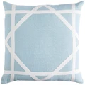 Paloma Handcrafted Linen Newport Sky Blue Cushion 55x55cm