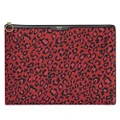 Wouf Laptop Sleeve Red Leopard
