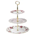 Royal Albert New Country Roses Triple Tiered Cake Stand