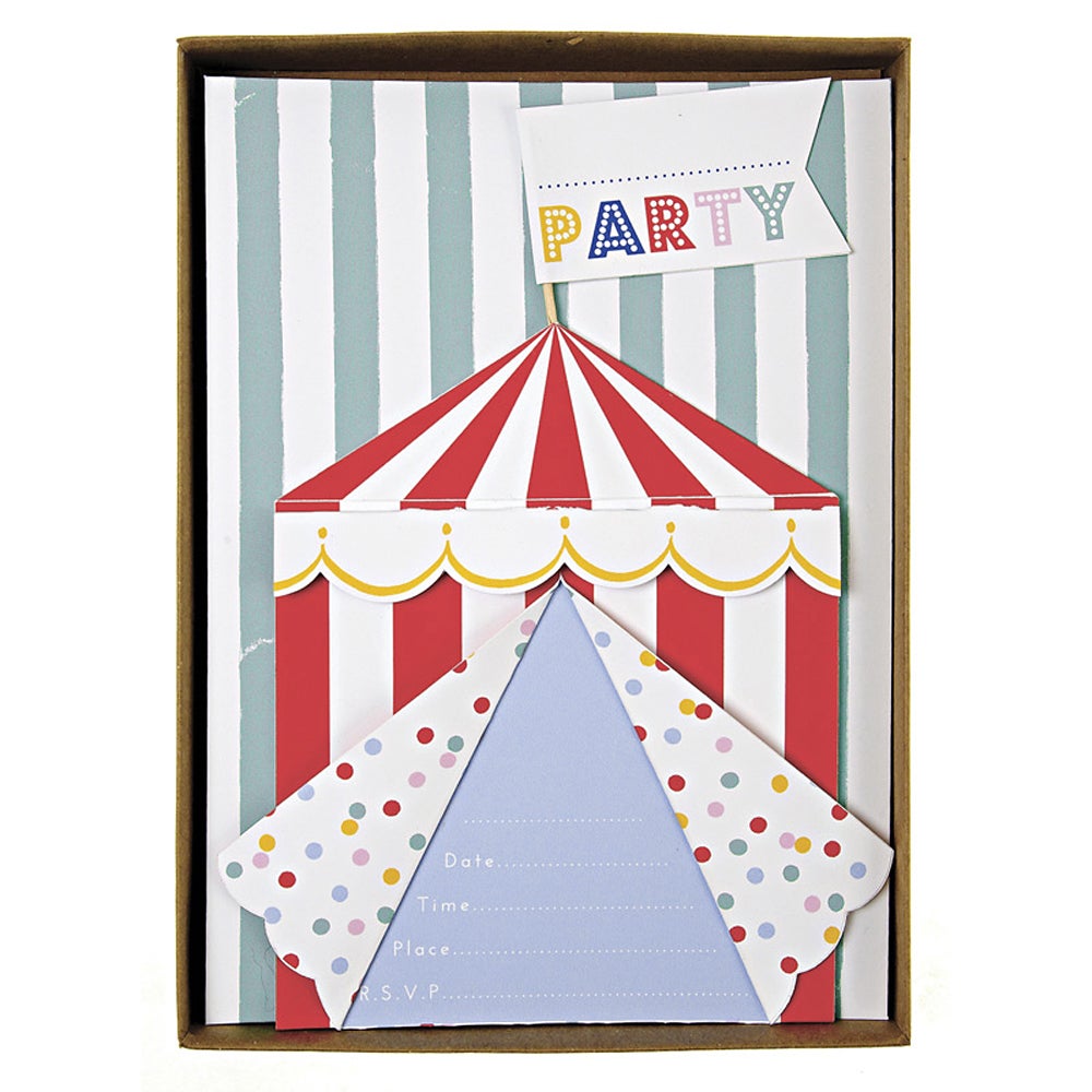 Meri-Meri Toot Sweet Spotty Invite Kit