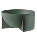 iittala Kuru Ceramic Bowl Moss Green 24x12x24cm