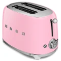 Smeg 50's Retro 2 Slice Toaster TSF01 Pastel Pink