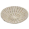 Ladelle Seagrass Woven Bowl White 30cm