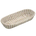 Ladelle Seagrass Woven Baker's Tray White 16.5x36cm
