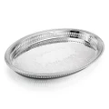 Whitehill Silver Plated Oval Gallery Tray 45x32cm