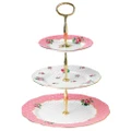 Royal Albert Cheeky Pink Triple Tiered Cake Stand