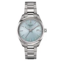 Tissot PR 100 Quartz Stainless Steel Watch Ice Blue Face 34mm T1502101135100