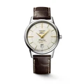 Longines Flagship Heritage Auto. Watch w/Brown Leather Strap 38.5mm L47954782