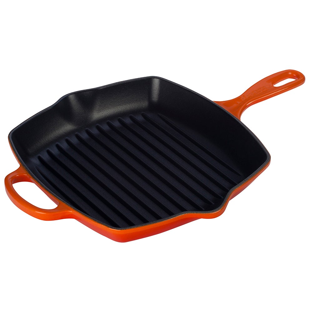 Le Creuset Signature Square Grillit Volcanic 26cm