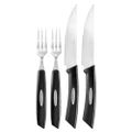 Scanpan Classic Texas Steak Knife & Fork Set 4pce