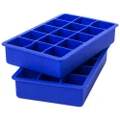 Tovolo Perfect Cube Ice Tray Blue Set 2pce