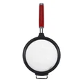 KitchenAid Tools Classic Stainless Steel Strainer Empire Red 17.5cm