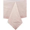 Ladelle Pinstripe Cotton Tablecloth Rose 150x300cm
