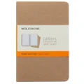 Moleskine Cahier Ruled Pocket Notebook Kraft Set 3pce