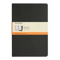 Moleskine Cahier Ruled Notebook Large Black Set 3pce