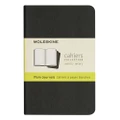 Moleskine Cahier Plain Pocket Notebook Black Set 3pce