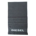 Diesel Sport Logo Bath Sheet Grey 100x150cm