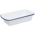 Falcon Loaf Pan Blue and White 28cm
