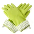 Full Circle Natural Latex Cleaning Gloves Green Large