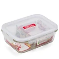 Lock & Lock Oven Glass Rect. Container w/Divider 950ml