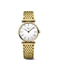 Longines La Grande Classique Quartz Watch w/Yellow PVD 24mm L42092118