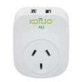 Korjo USB Adaptor w A+C For Australia