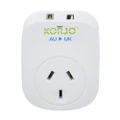 Korjo USB Adaptor w A+C For The UK