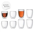 Bodum Pavina Double Wall Thermo Glasses Set of 8