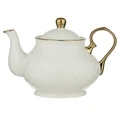 Ashdene Ripple Infuser Teapot White 770ml