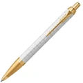 Parker IM Premium Pearl with Gold Trim Ballpoint Pen
