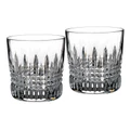 Waterford Lismore Diamond Old Fashioned Set 2pce