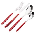 Bugatti Italy Glamour Cutlery Red Set 24pce