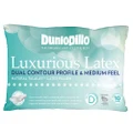 Dunlopillo Luxurious Latex Dual Contour & Medium Pillow