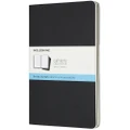 Moleskine Cahier Dotted Notebook Black Large Set 3pce