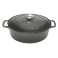 Chasseur Oval French Oven Caviar 27cm/4L