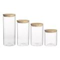Ecology Pantry Round Canister Assorted Sizes Set 4pce