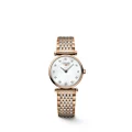 Longines La Grande Classique Quartz Watch M.O.P w/Diamonds/PVD 24mm L42091977