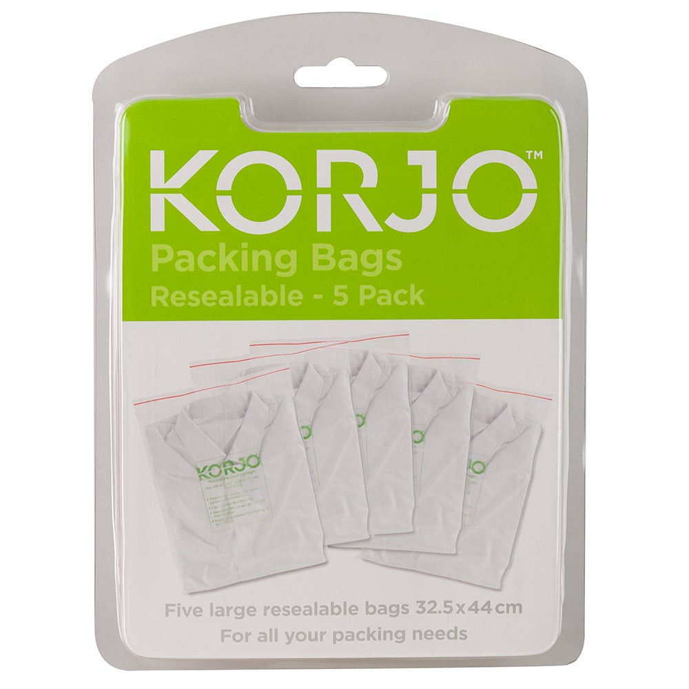 Korjo Resealable Packing Bags