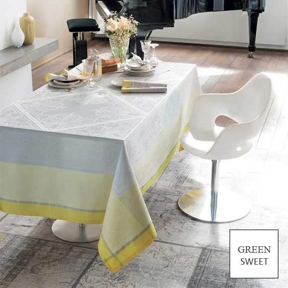 Garnier-Thiebaut Alexandrine Mimosa Tablecloth 174x364cm