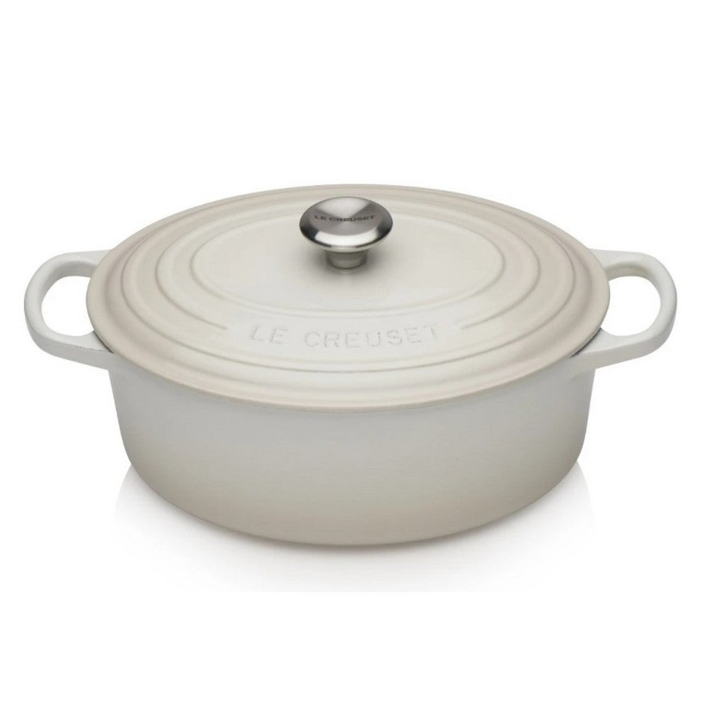Le Creuset Signature Oval Casserole Meringue 29cm