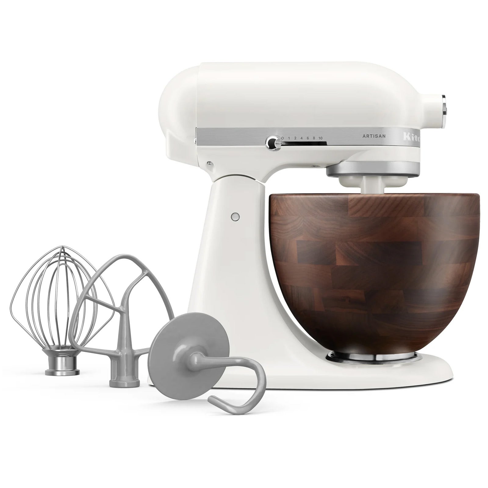 KitchenAid KSM156 Stand Mixer w/Walnut Wood Bowl