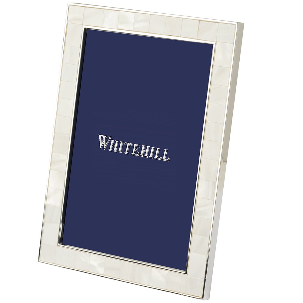 Whitehill River Shell Silver Plated Photo Frame 10x15cm