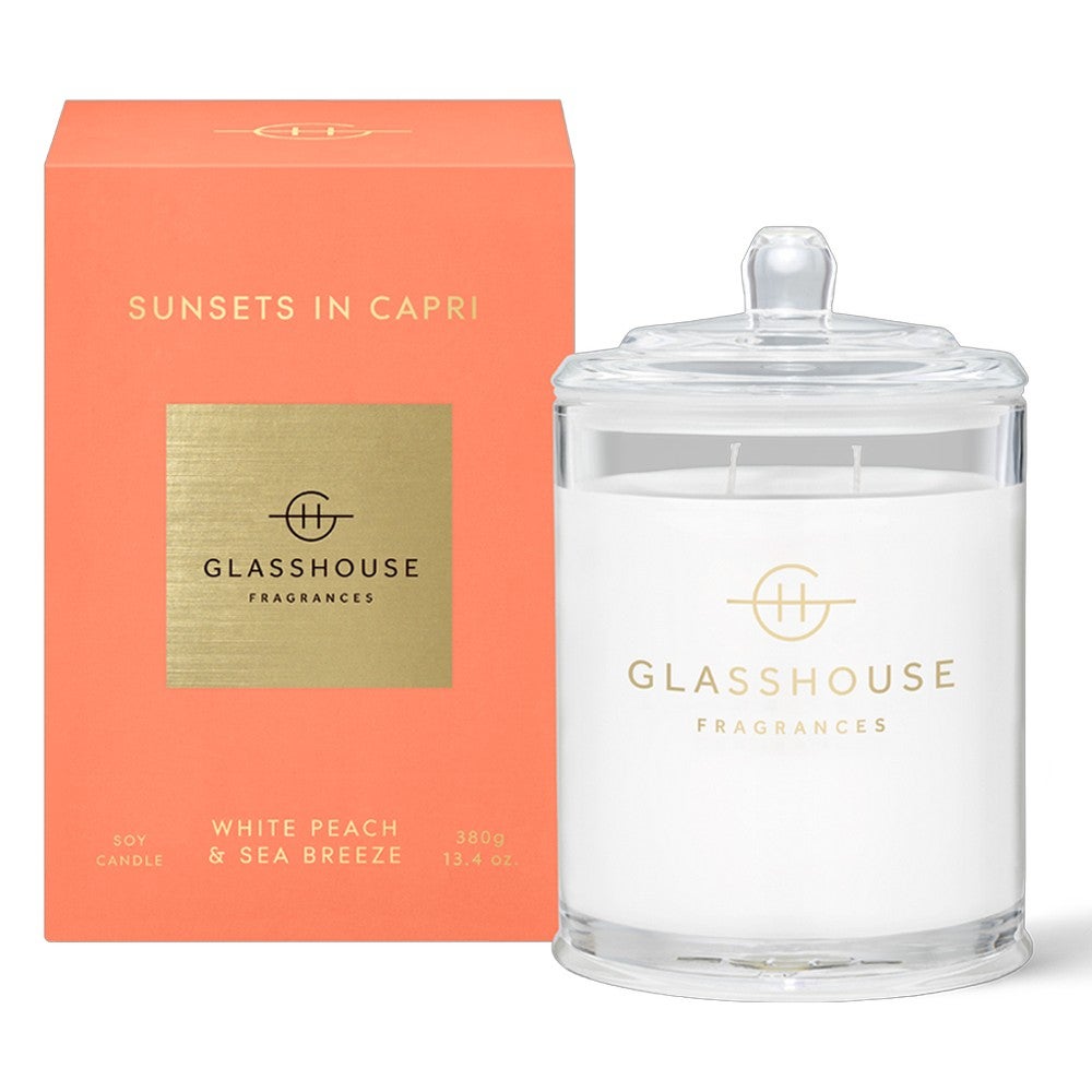 Glasshouse Sunsets In Capri Candle 380g