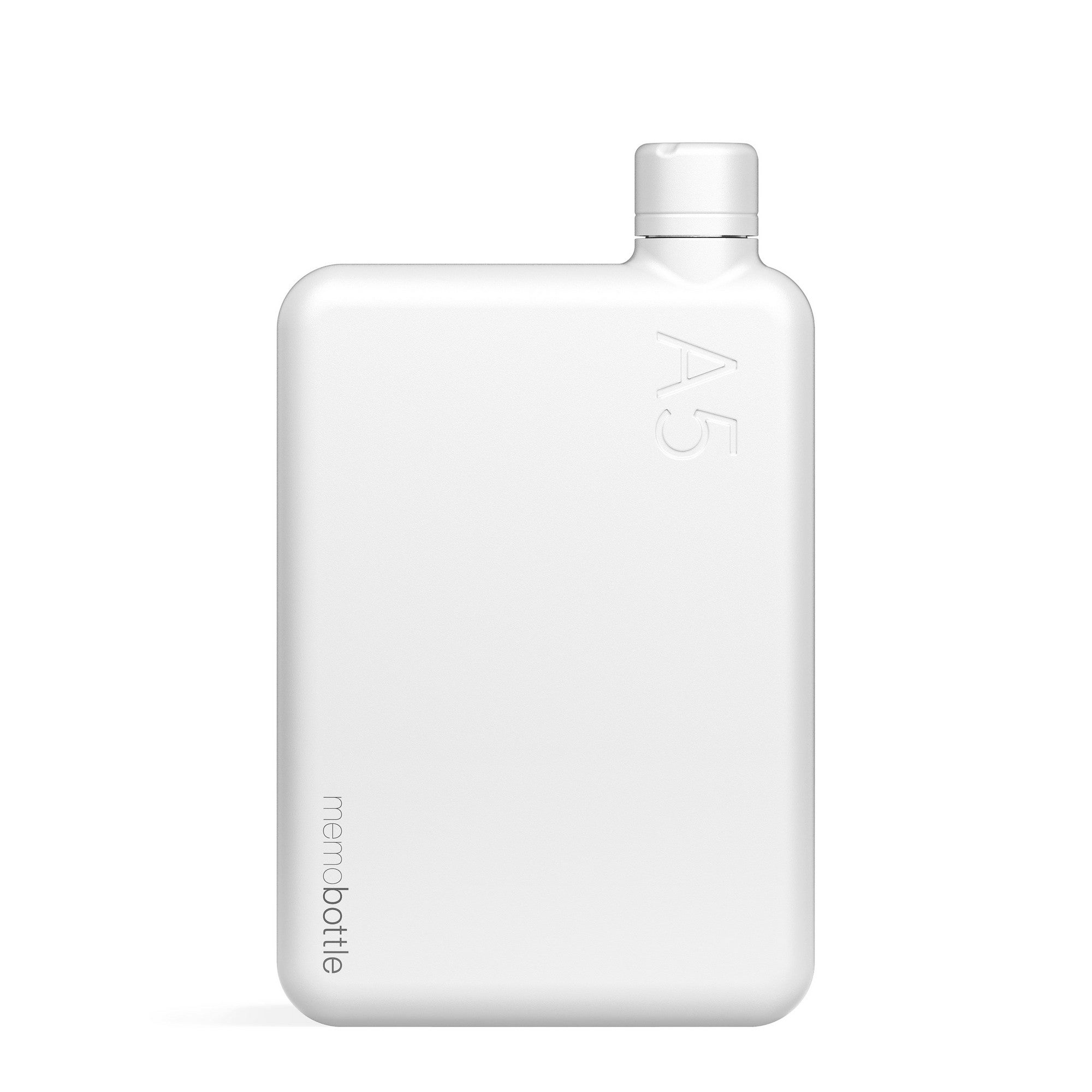 Memobottle A5 Stainless Steel White