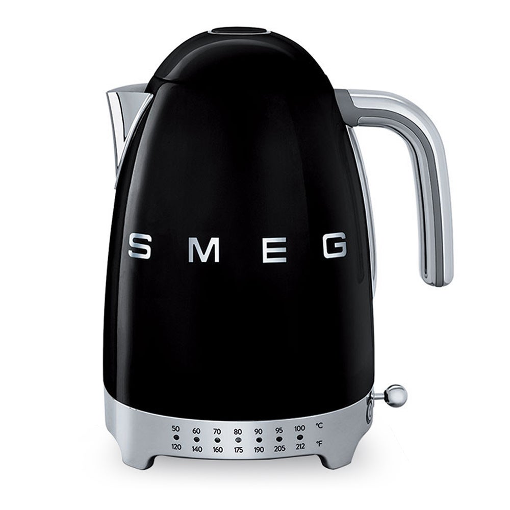 Smeg 50's Variable Temperature Kettle KLF04 Black 1.7L