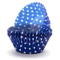 Regency Polka Dot Baking Cups Blue 40pce