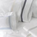 Matouk Bel Tempo Pillowcase European Sham White