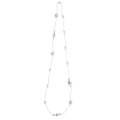 Bowerhaus Diamonds & Pearls Love Knot Necklace Gold