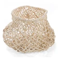 Papaya Cicely Wide Woven Basket Small
