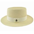 Panama Hats Boater Large Beige
